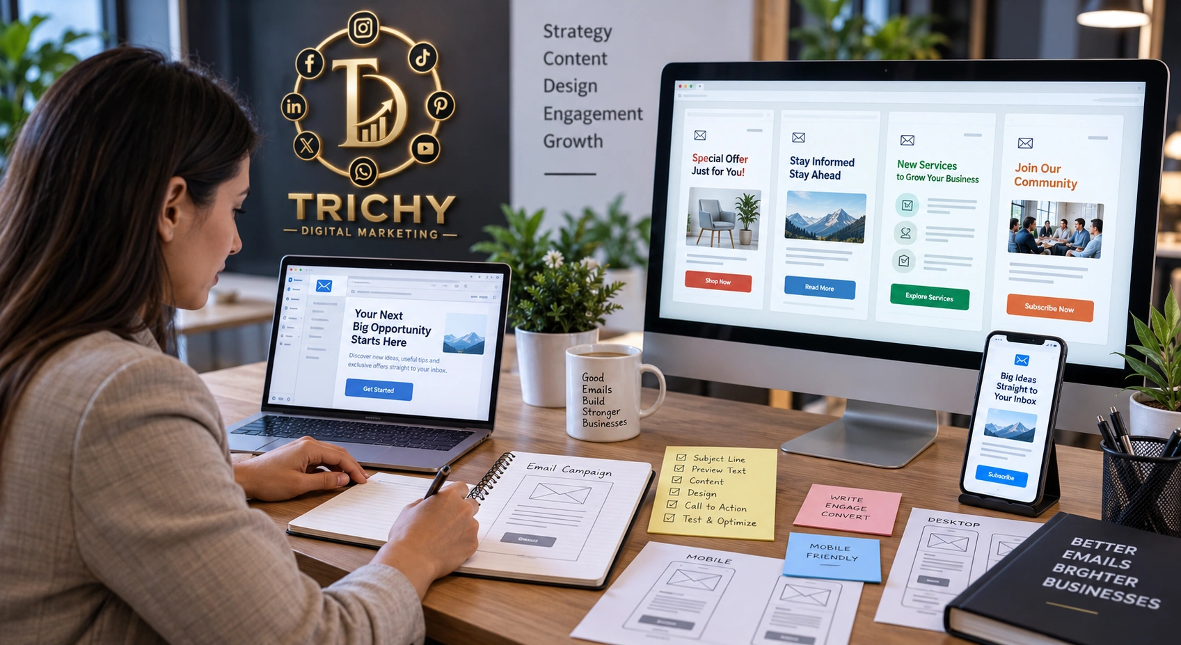 Email copywriting and design services in Trichy